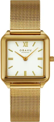 Produktbild von Uhr Obaku Frauen Gold Obaku-V309LXGWMG