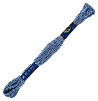 1 Docke Stickgarn 2g / Sticktwist 100 % Baumwolle Stickerei 4552 blauviolett