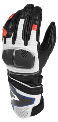 Productafbeelding van Macna Thandor geperforeerde lederen handschoenen, zwart, maat XL, voor heren, kleur zwart, maat XL