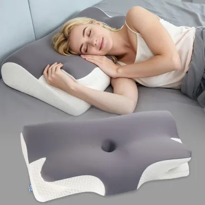 Productafbeelding van Nekkussen van traagschuim, ergonomisch hoofdkussen, orthopedisch kussen