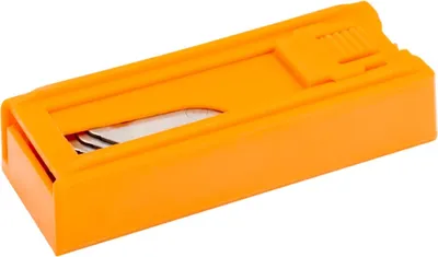 Produktbild von Bahco Hakenklingen für Universalmesser, trapezförmig - 5 Stk./Spender