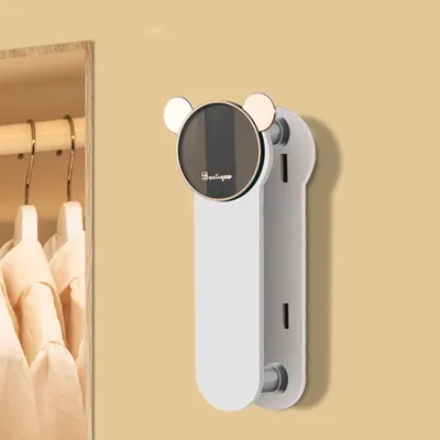 Imagen del producto de Gancho de pared multifuncional y que ahorra espacio, perchero, estante de almacenamiento, color blanco