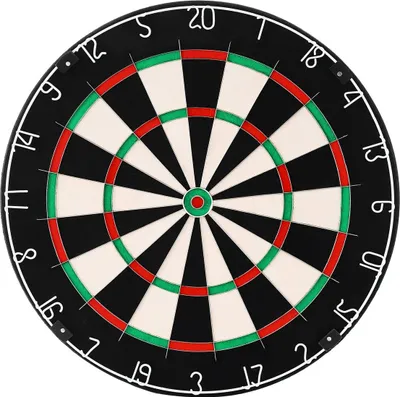 Produktbild von Dart Board, High-Grade Self-Healing Sisal Fiber Dartboard with Staple-Free Bullseye, Blade Wire & Rotating Number Ring, 450mm Professional Dartboard for Home Party Game Room (Darts Not Included)