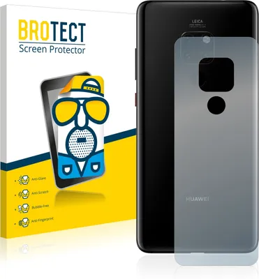 Produktbild von 2x BROTECT Schutzfolie für Huawei Mate 20 (Rückseite) Folie Matt Entspiegelt