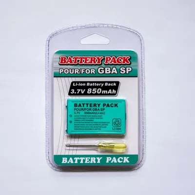 Produktbild von Akku für Nintendo Gameboy Advance SP  850mAh 3.7V Batterie Ersatzakku