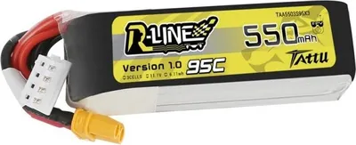 Produktbild von Tattu R-Line Akku 550mAh 11,1V 95C 3S1P XT30
