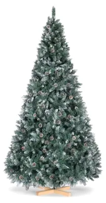 Produktbild von Künstlicher Weihnachtsbaum 210 cm (7FT) Tannenzapfen Schnee-Effekt