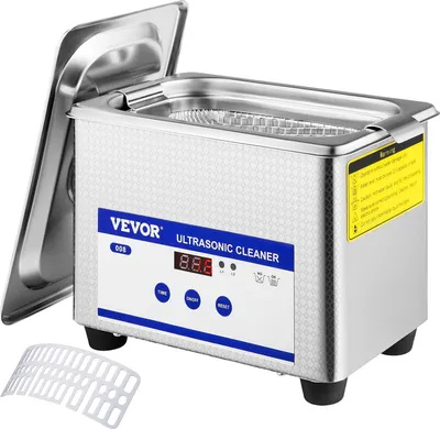 Zdjęcie produktu dla Myjka ultradźwiękowa 0,8 l, Myjka ultradźwiękowa 40 kHz, Myjka ultradźwiękowa do biżuterii 35 W, Cyfrowa myjka ultradźwiękowa z wyświetlaczem LED, Myjka ultradźwiękowa do okularów ultradźwiękowych