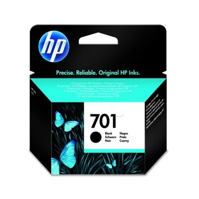 Produktbild von HP 701, Schwarz, Tinte auf Pigmentbasis, 1 Stück(e)