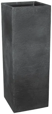 Produktbild von Pflanzkübel Kubus Säule 80 | anthrazit Kunststoff  | 80 x30 x30 cm | Outdoor