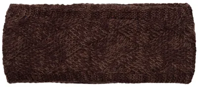 Produktbild von styleBREAKER Damen Strick Stirnband einfarbig mit Rauten Muster, Thermo Fleece Futter, Winter Headband Uni 04026062
