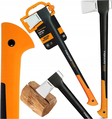 Zdjęcie produktu dla FISKARS X25 SIEKIERA ROZŁUPUJĄCA DO DREWNA Fiskars X25 XL 1015643 - OFICJALNY DYSTRYBUTOR - AUTORYZOWANY DEALER FISKARS