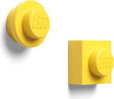 Obrázok produktu pre Magnetky, 2 rôzne tvary, LEGO, žlté