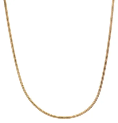 Produktbild von Goldkette Schlangenkette Länge 50cm - Breite 0,9mm - 585-14 Karat Gold