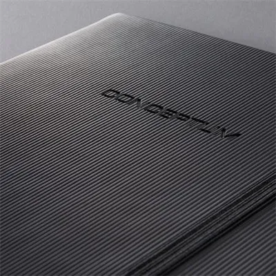 Immagine prodotto di SIGEL CO121 Quaderno Conceptum, copertina rigida, circa A5, a scacchi, nero, 194 pagine.