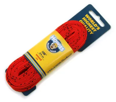 Produktbild von Howies Schnürsenkel gewachst rot 108"/274cm