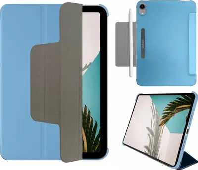 Image de Book-Stand Case bleu pour iPad mini 6e génération / 7e génération