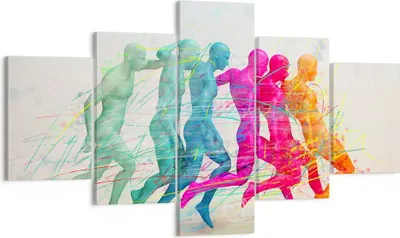 Produktbild von Bild auf Leinwand - Leinwandbild - Spieler Ziel tröpfeln Energie - 125x70cm - Wand Bild - Wanddeko - Leinwanddruck - Bilder - Kunstdruck - Wanddekoration - Leinwand bilder - Wandkunst - EA125x70-3177