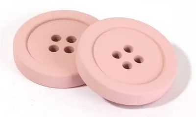 Nähgewichte, Knopfform, 100 g, 2 Stück, rosa, rutschfest
