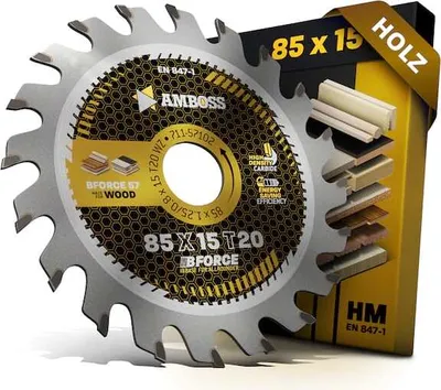 Zdjęcie produktu dla Brzeszczot tarczowy HM – 85 x 1,3/0,8 x 15 Z20 WZ