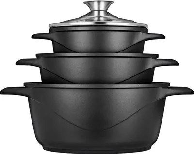Image de Silver Electronics MGK-18 pot à soupe Aluminium noir