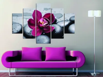Obrázok produktu pre Wallity, ST031- MIR1930, farebný, plátno, 92 x 56 cm, 100% MDF (hrúbka: 3 mm)