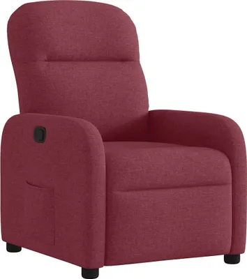 Immagine prodotto di vidaXL Poltrona relax in tessuto rosso vino