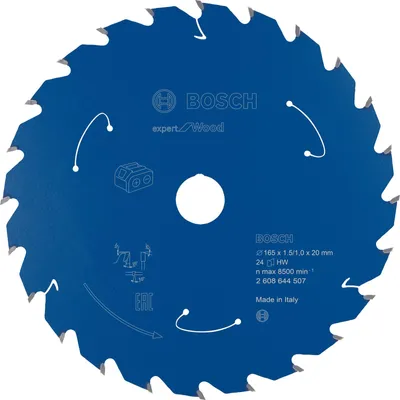 Obrázek produktu pro Bosch 2608644507 Bosch Kreissägeblatt EX WO H 165x20x24