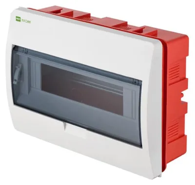 Immagine prodotto di Quadro di distribuzione Stromverteiler, elegante, 12 moduli, grado di protezione IP40, a una fila