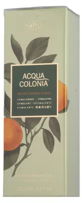 Productafbeelding van Acqua Colonia 4711 Douchegel met bloedsinaasappel en basilicum (200 ml)
