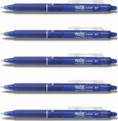 Produktbild von Pilot Frixion Clicker  0.7 Tintenroller blau 5er-Set