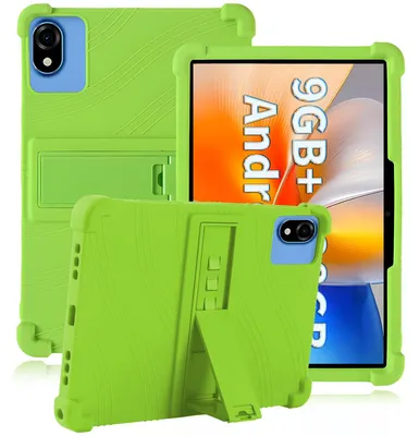 Obrázek produktu pro Tableta Pouzdro pro Doogee U10 /Doogee U10 Pro 10,1", nárazuvzdorné měkké silikonové ochranné pouzdro se stojánkem Zelená