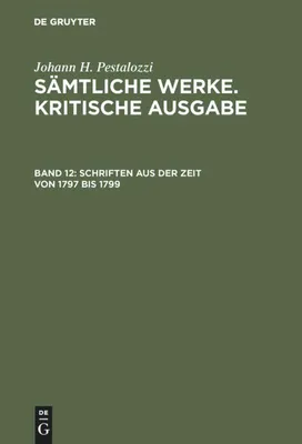 Produktbild von Schriften aus der Zeit von 1797 bis 1799