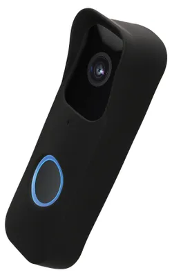 Produktbild von kwmobile Hülle kompatibel mit Blink Video Doorbell - Silikon Cover Case Schutzhülle für Video Türklingel Schwarz