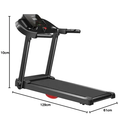 Obrázok produktu pre Domáci bežecký pás s motorom 3,0 HP a 12 prednastavenými programami, bežecké pásy 14KM/H, max. zaťaženie 140KG