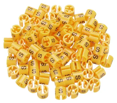 Kleiderbügel-Etiketten, orange, 3 mm, 100 Stück