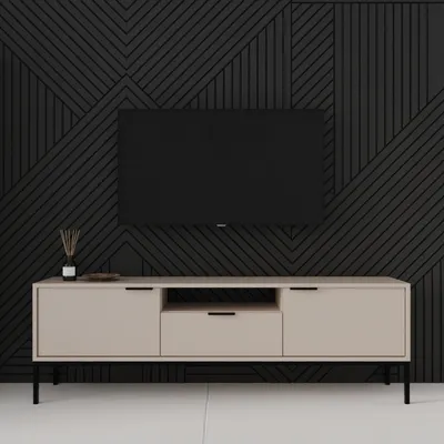 Obrázek produktu pro Lowboard Austin – televizní skříňka se 2 dvířky, 1 zásuvkou a 1 policí, šířka 135/175 cm