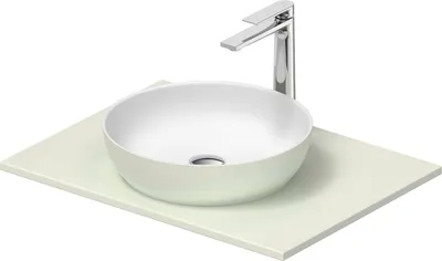 Image de Set de lavabos Duravit Sivida rond avec console 680x500x123mm, 268012FH00