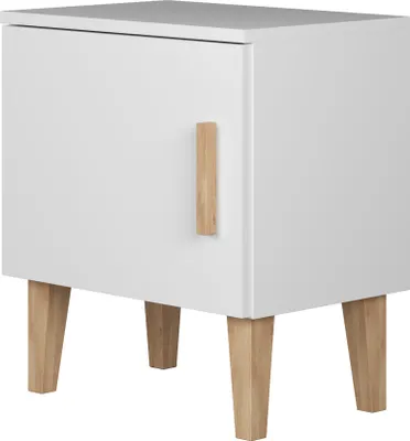 Zdjęcie produktu dla Szafka Nocna 56X34X50 Biały Praktyczna