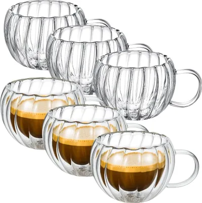Zdjęcie produktu dla Zestaw 6 kubków dwuściennych Wilmax, 300 ml, Thermoglas WL-888411/A6