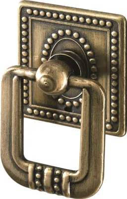 Produktbild von Hettich Möbelknopf Messing gold 35,0 x 33,0 mm - 1 Stück