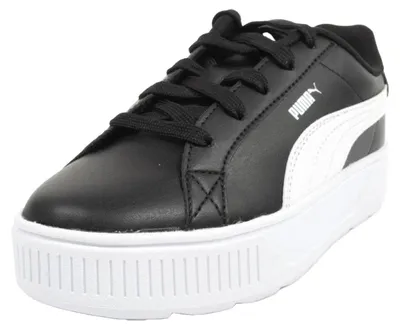 Immagine prodotto di Puma - Sneaker per bambini "Karmen", pelle PP6836 (28 EU) (nero/bianco)
