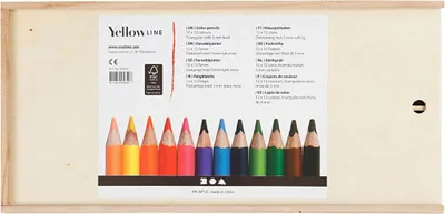 Image de Crayons de couleur, mine : 3 mm, couleurs assorties, 144pcs.