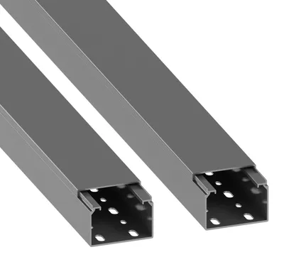 Zdjęcie produktu dla Kanal kablowy z otworami montażowymi - 40 x 60 mm, PVC, 2 metry