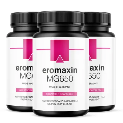 Produktbild von Eromaxin MG650 | für aktive Männer | Nahrungsergänzungsmittel mit Maca | 60 Kapseln 3x