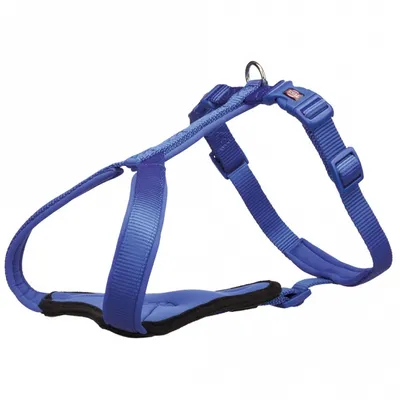 Obrázek produktu pro Trixie Premium Y-harness - královská modrá - 50-60 cm/15 mm