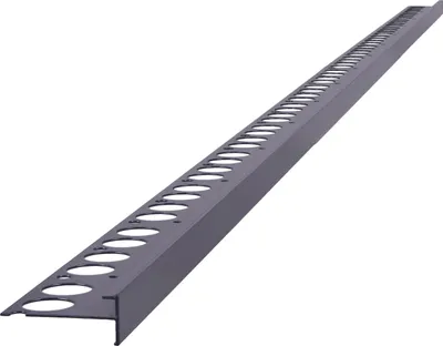 Produktbild von Renoplast Aluminium Treppenstufen-Profil SC1 Keramikboden, Profil 200cm 12mm, Graphit