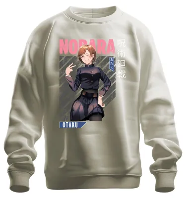 Produktbild von Nobara Jujutsu Kaisen Anime Ästhetik Otaku Geschenk Manga Sweatshirt Pullover, Natur, XL