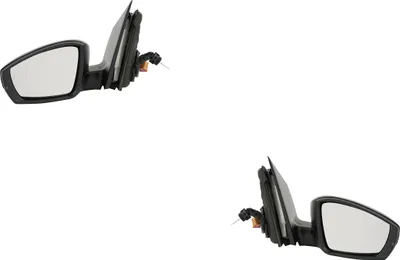 Produktbild von Johns, Außenspiegel Spiegel passend für VW Polo 09 6R 06/09- Set Links & Rechts schwarz 6R1857507C9B9 6R1857508C9B9