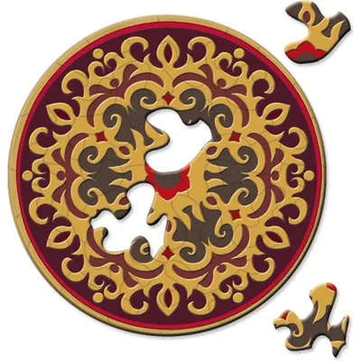 Produktbild von CURIOSI Rundpuzzle Picoli: Rose 33 Puppen